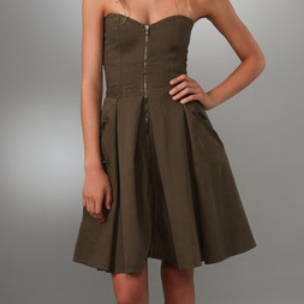 Marc Jacobs Strapless Heavy denim Dress